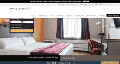 Desktop Screenshot of hotelquindos.com